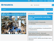 Tablet Screenshot of projecta.fi